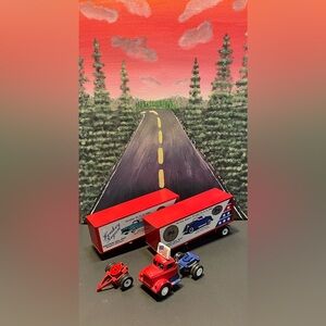 WINROSS MODELS 1985 Commemorative Double Tractor Trailer